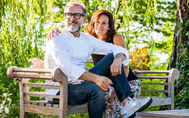 Massimo Bottura a jeho žena Lara Gilmore